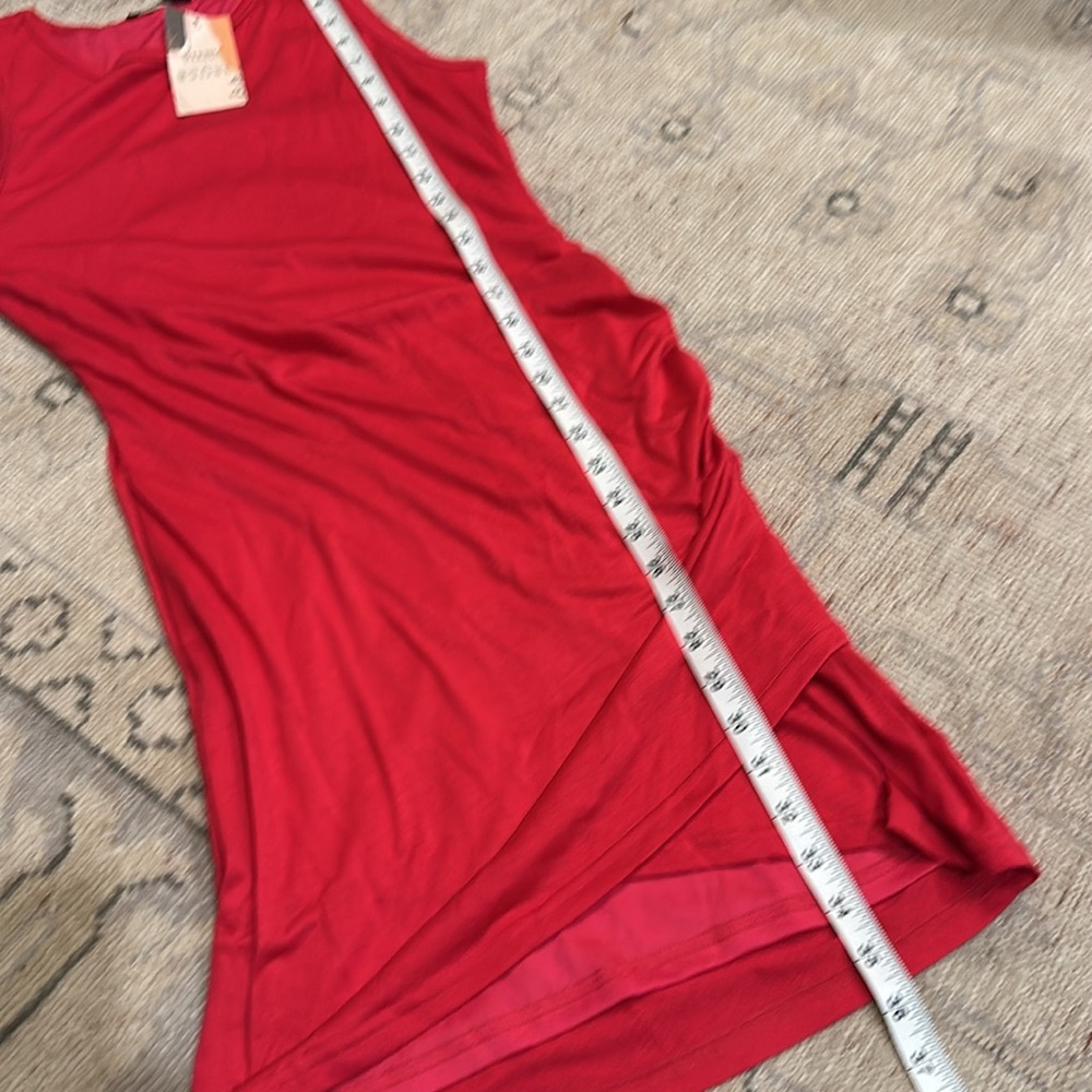 Pink Ruched Tank Dress Size S - Picture 10 of 10